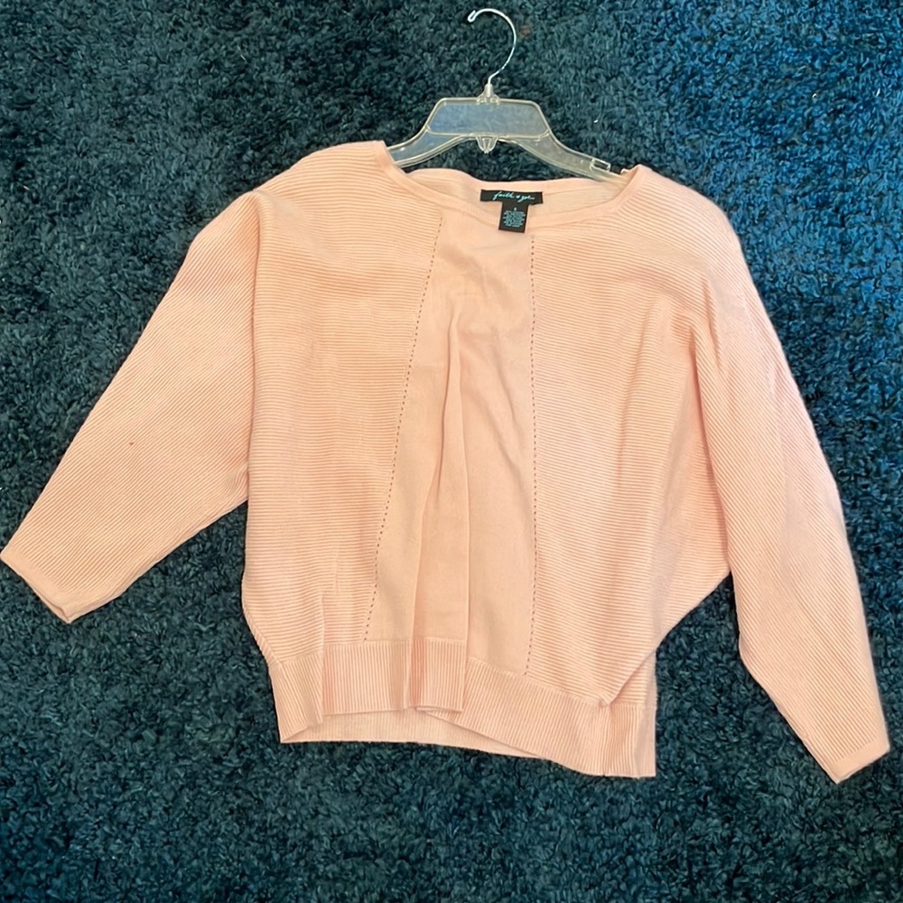Pink long Sleeve sweater